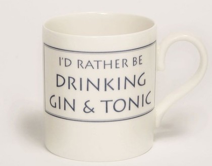 I'd rather be drinking gin & tonic