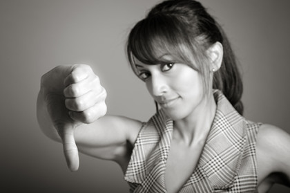 Thumbs down